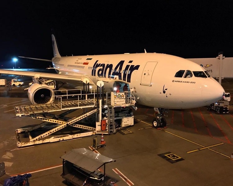 ارسال بار هوایی به ترکیه از شرکت هواپیمایی ایران ایر